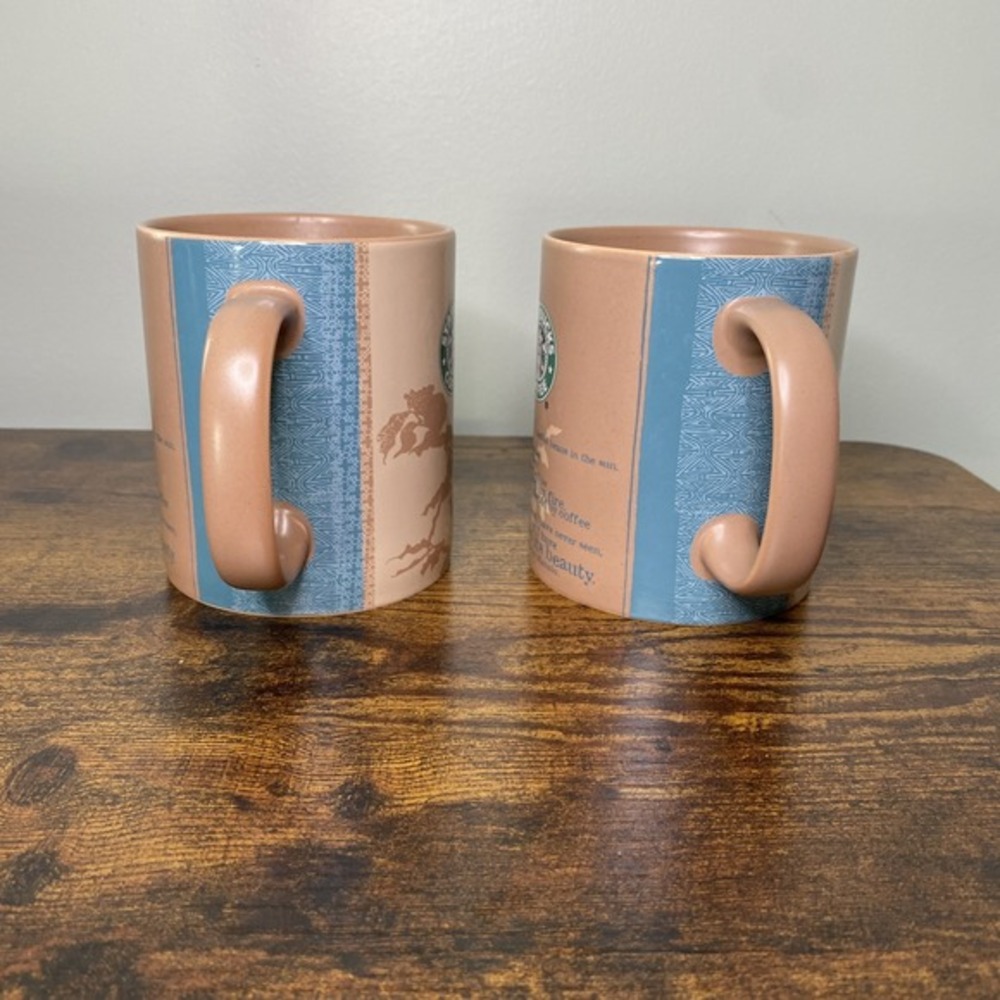 2006 Starbucks Coffee Mug 'Coffee-Land Origin' Africa 18‎ Oz Brown RETIRED - Picture 4 of 7